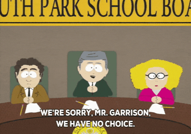 school board decision GIF by South Park 