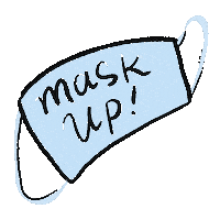 Mask Sticker by Grace Farris