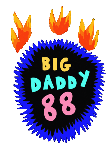 Big Daddy Sticker by Kirsten Hurley