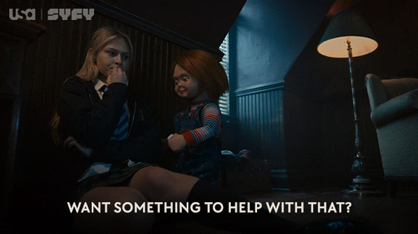 Usa Network Chucky GIF by SYFY