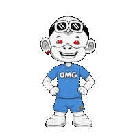 Surprised Face Wow Sticker by Zhot Shop