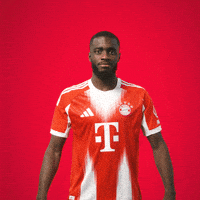 Upamecano Armeverschränken GIF by FC Bayern Munich