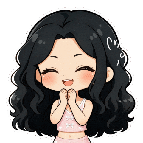 Happy Girl Sticker