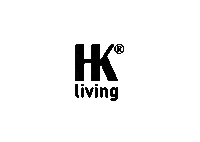HKliving logo black brand business Sticker