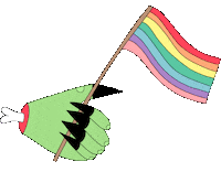 Proud Rainbow Sticker by nicolle velcro