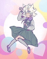 everhart anime anime girl cute girl cloudy GIF