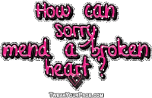 broken heart STICKER