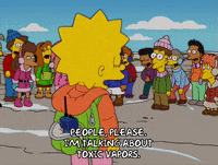 orating lisa simpson GIF