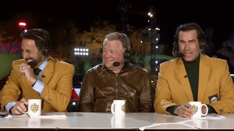 William Shatner Laugh GIF by ABC Network