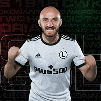 LegiaWarsaw football soccer goal fussball GIF