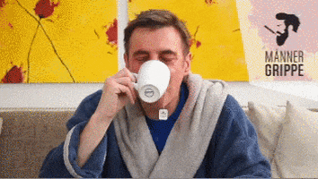 tea drinking GIF by Die Männergrippe