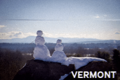 Winter Mountains GIF by Saint Michael's College