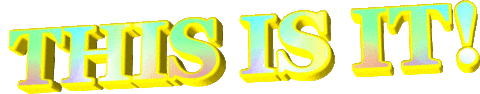 this is it text Sticker
