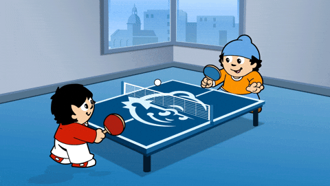Happy Table Tennis GIF by ZDF
