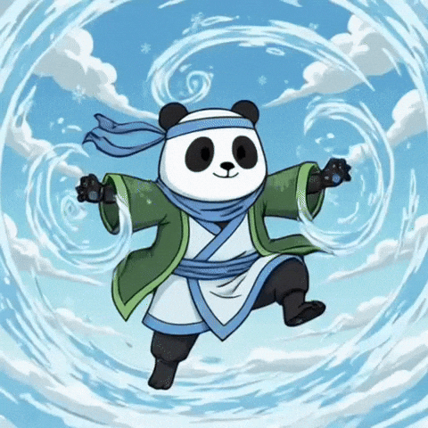 Panda GIF by Pandu Pandas