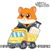 Stressed Under Pressure Sticker by Hamieverse