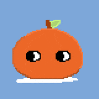 pixel orange GIF by Percolate Galactic