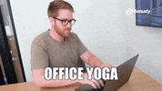 bonusly dispair bonusly office yoga GIF