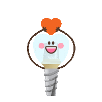 Heart Love Sticker by osstem