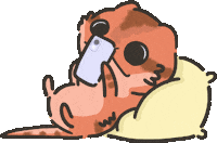 Playing Bearded Dragon Sticker