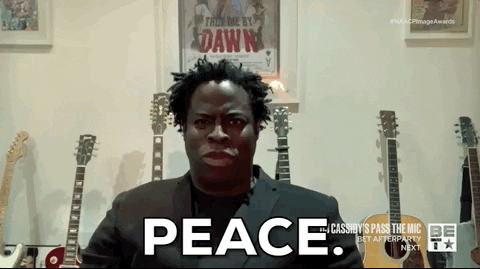 Naacp Image Awards Peace GIF by BET