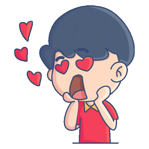 In Love Omg Sticker by Creative Hatti