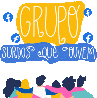 Facebook Grupo Sticker by #SurdosQueOuvem