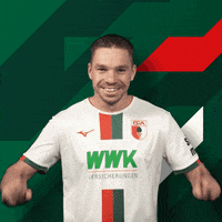 Happy German GIF by FC Augsburg 1907