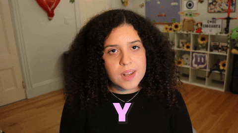 Playing Guitar Hero GIF