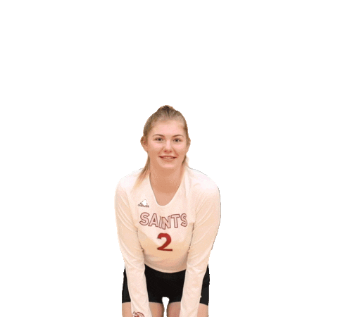 Claire Phillips Saints Sticker by Aquinas Volleyball