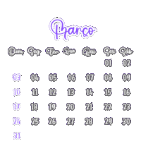 Março Sticker by Atelier das Arteiras