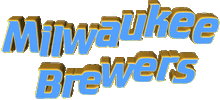 Milwaukee Brewers Baseball Sticker by GIPHY Text