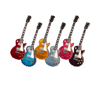 Rock And Roll Art Sticker by Gibson Guitar