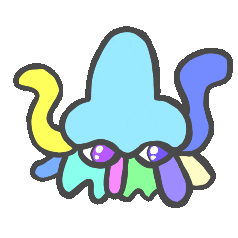 seikimatsujiken giphyupload kawaii japan monster Sticker