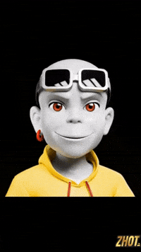 Looking Cool Digital Art GIF by Zhot