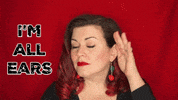 Listening Redhead GIF by Christine Gritmon