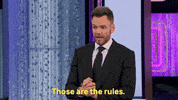 joel mchale rules GIF by ABC Network