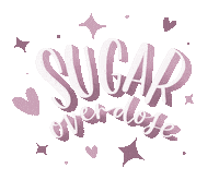 Sugar Hearts Sticker by Tutajna