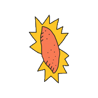 Sweet Potato Sticker by Maeve Chocolate