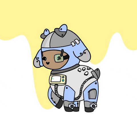 Deerpack nft robot bee deer GIF