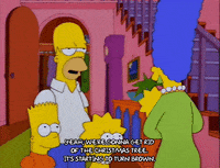 homer simpson christmas GIF