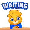 Sad Still Waiting Sticker by Lucas and Friends by RV AppStudios