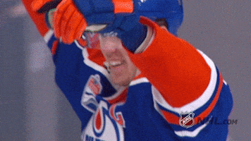 Happy Ice Hockey GIF by NHL