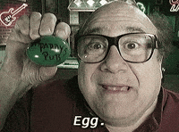 Frank Reynolds Egg GIF by slicedbread