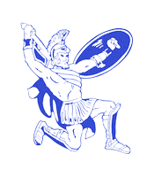 CampOlympiaSummerCamp campo goblue camp o camp olympia Sticker