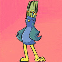 Attraction Bird Dancing GIF by VeeFriends