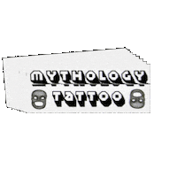 Tattoo Shop Blackwork Sticker by Mythology Tattoo Edmonton