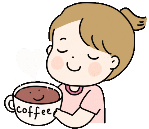 Good Morning Coffee Sticker by 大姚Dayao