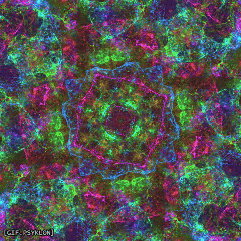 Rainbow Rotating GIF by Psyklon