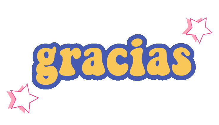 Gracias Thank You Sticker by laukyts